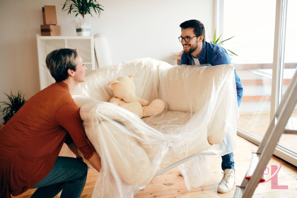 How Environment Affects Intimacy in UK Relationships 3 A softly lit new home with cosy armchair, symbolising a change of environment