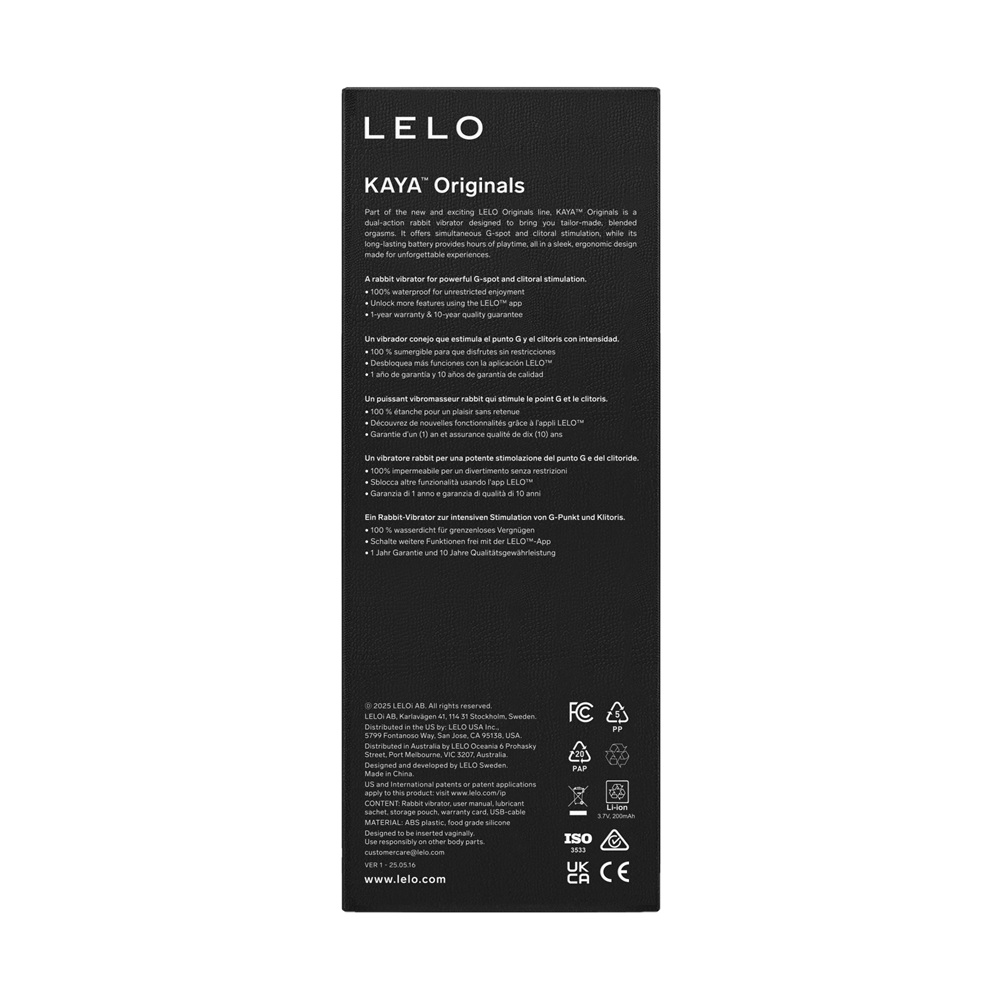 n13109-lelo-originals-kaya-rabbit-vibrator-4 n13109 lelo originals kaya rabbit vibrator 4